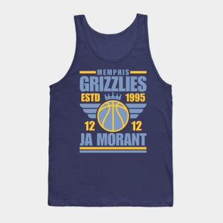 Memphis Grizzlies Ja Morant 12 Basketball Retro Tank Top